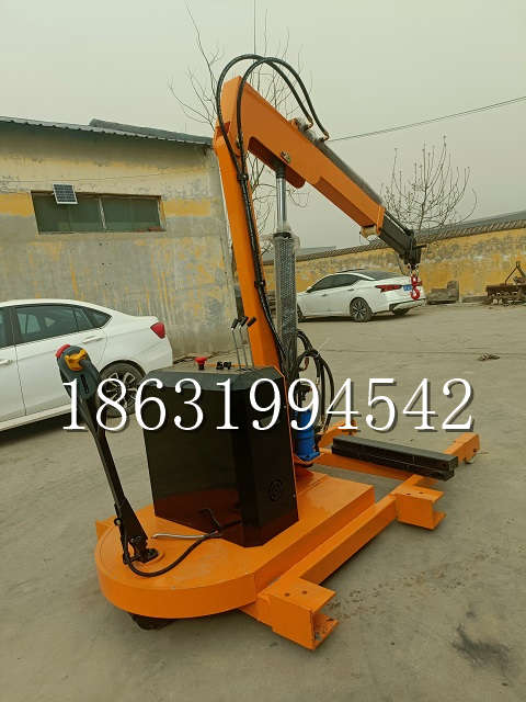 弓长岭区自卸车厢随车吊 自制轮式四不像起重机 四驱平板吊 5吨 贵盛